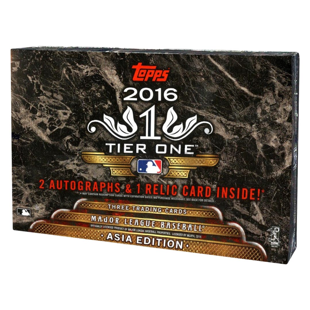 2016 Topps Tier One Baseball Hobby Box - Asia Ed