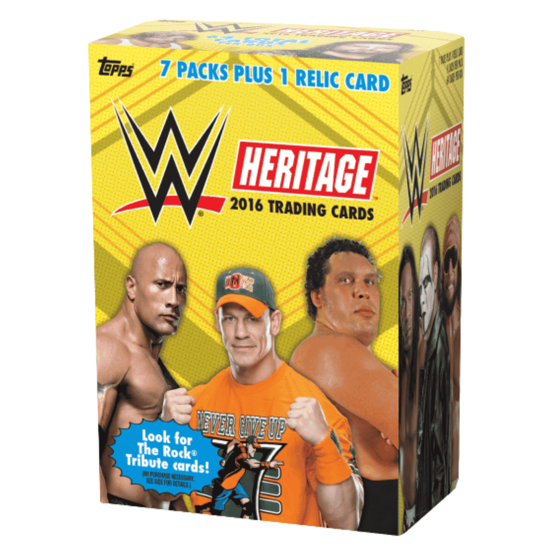 2016 Topps WWE Heritage Wrestling Blaster Box