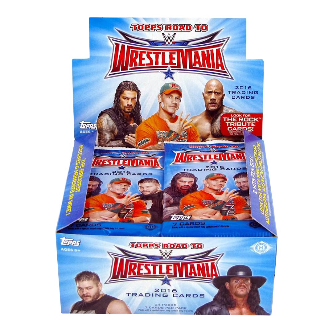 2016 Topps WWE Road To Wrestlemania Hobby Box