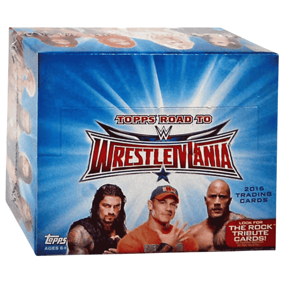 2016 Topps WWE Road To Wrestlemania Retail Box