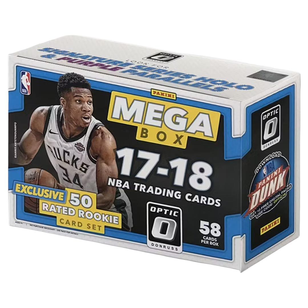 2017-18 Panini Donruss Optic Basketball Mega Box (w/Exclusive Rookie Set)