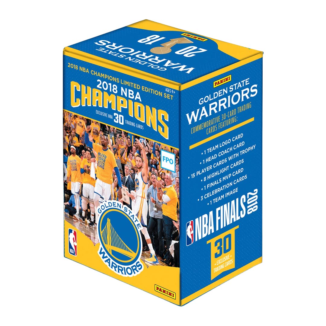 2017-18 Panini NBA Champion Golden State Warriors Team Box Set