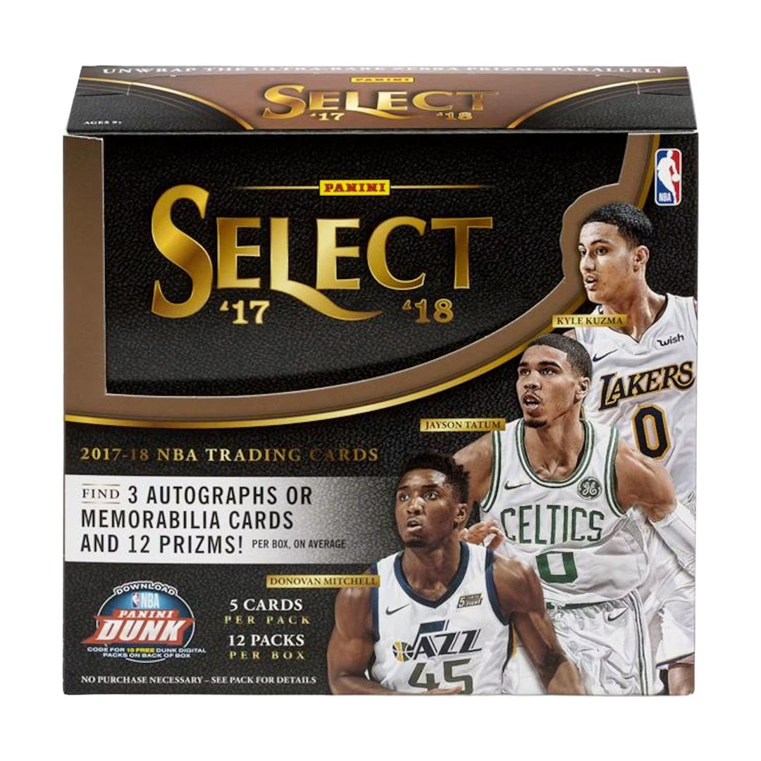 2017-18 Panini Select Basketball 1st Off the Line Hobby Box