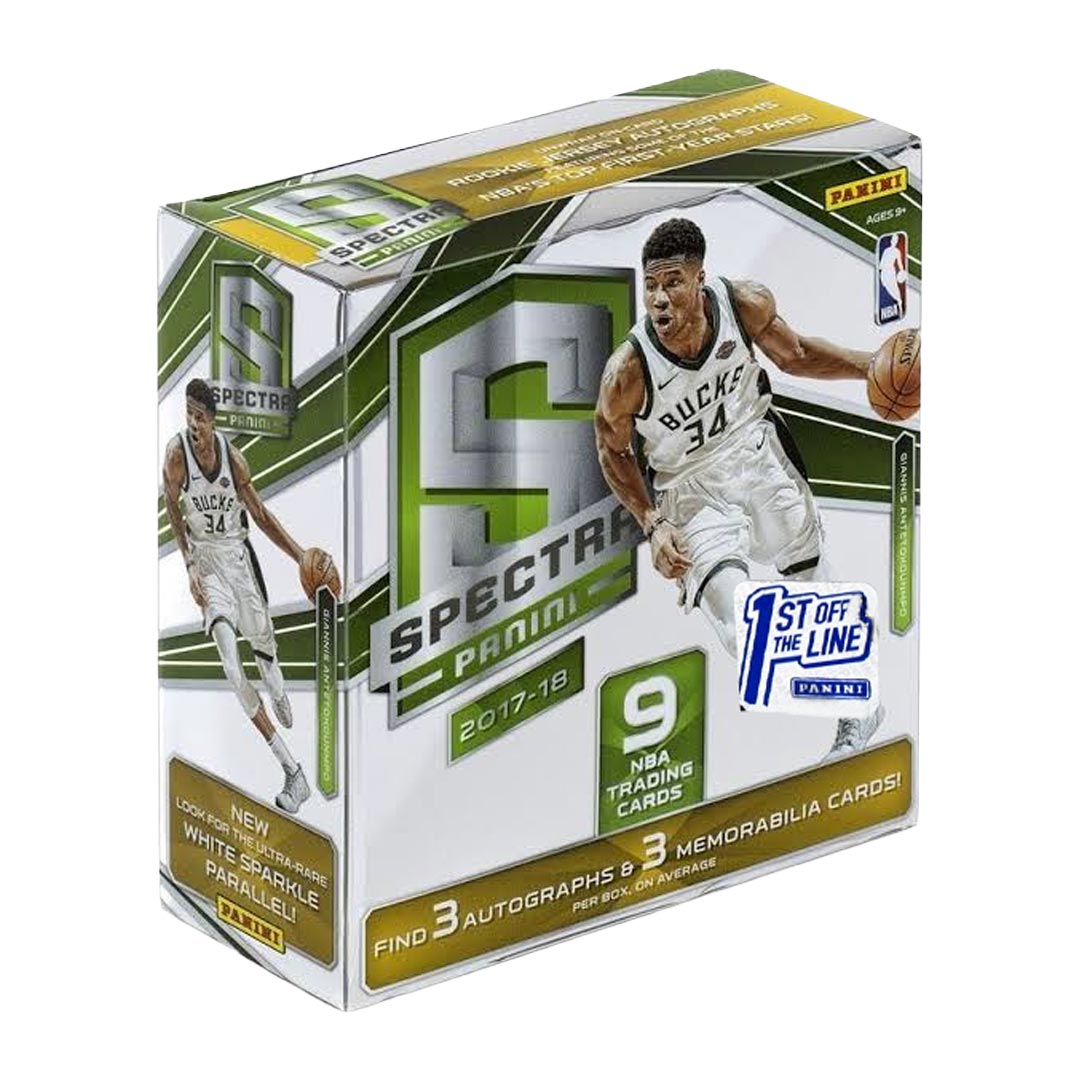 2017-18 Panini Spectra Basketball 1st Off The Line Hobby Box
