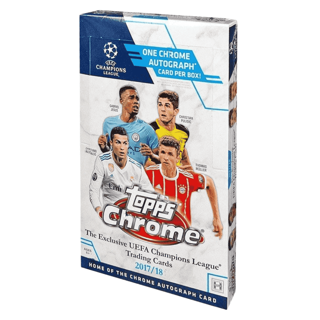 2017-18 Topps UEFA Champions League Chrome Soccer Hobby Box