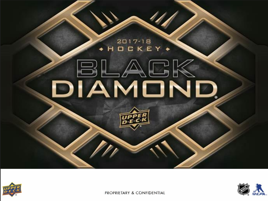 2017-18 Upper Deck Black Diamond Hockey Hobby Box