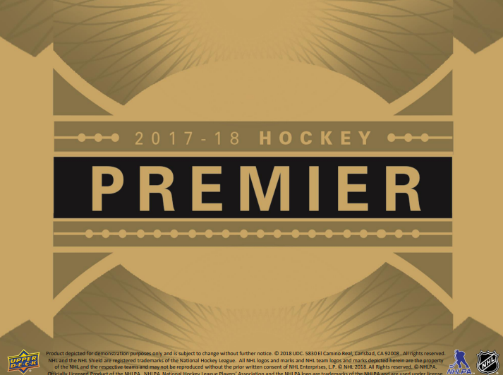 2017-18 Upper Deck Premier Hockey Hobby Box