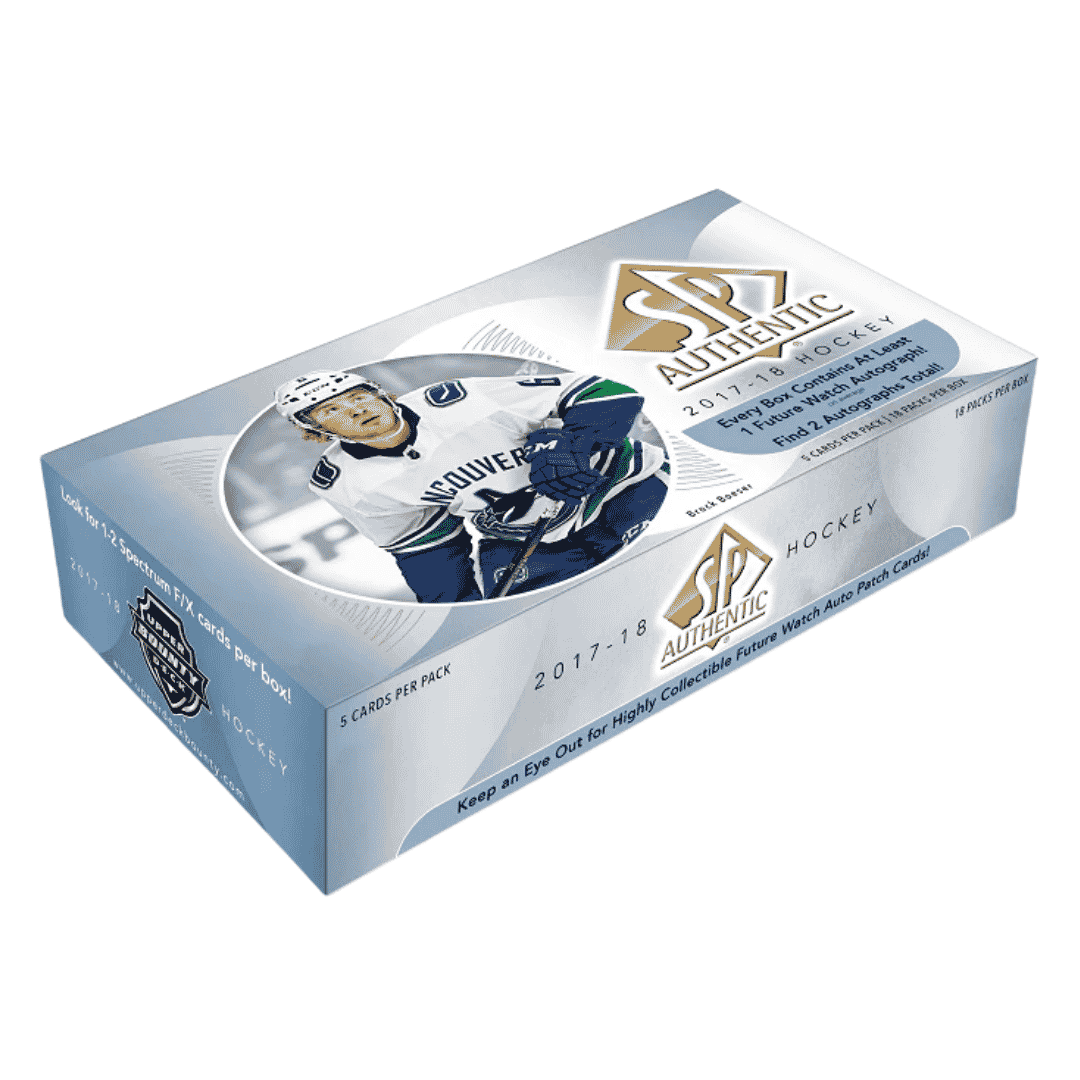 2017-18 Upper Deck SP Authentic Hockey Hobby Box