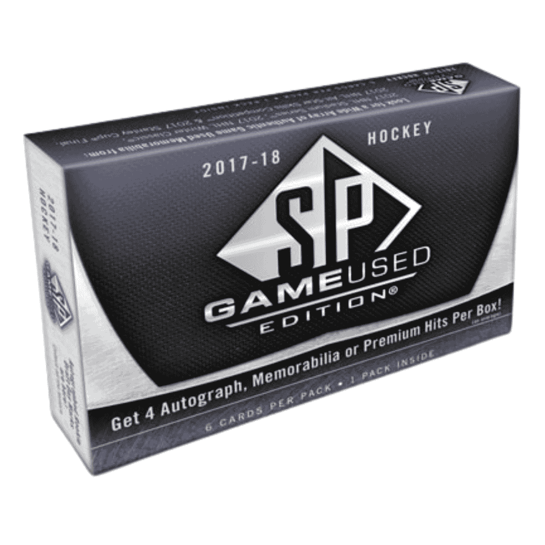 2017-18 Upper Deck SP Game Used Hockey Hobby Box