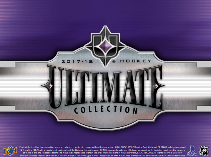 2017-18 Upper Deck Ultimate Collection Hockey Hobby Box