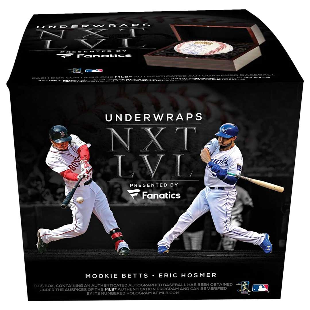 2017 Fanatics Under Wraps NXT LVL Baseball Sealed Single Autographed Ball Hobby Box