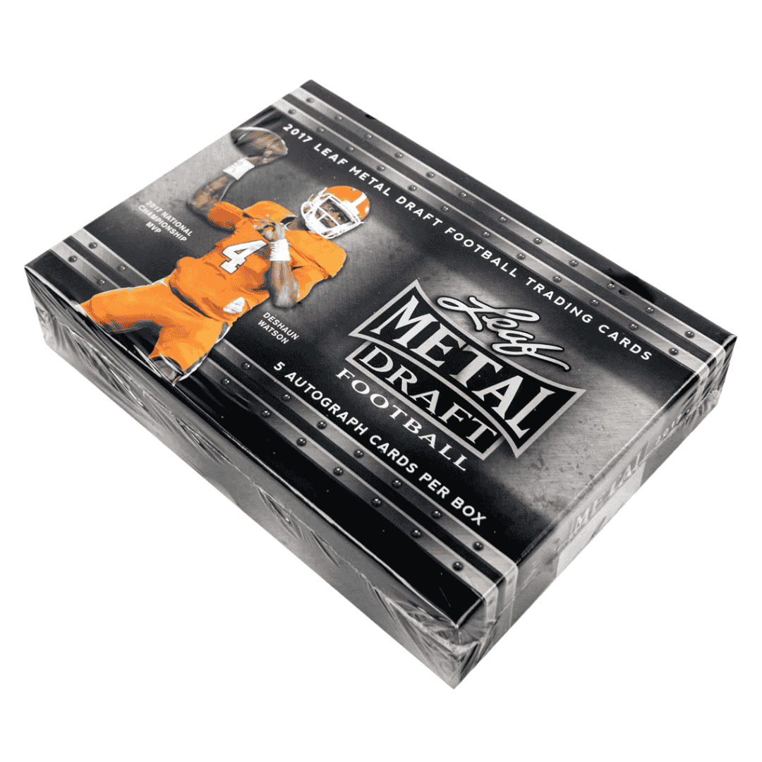 2017 Leaf Metal Draft Football Hobby Box