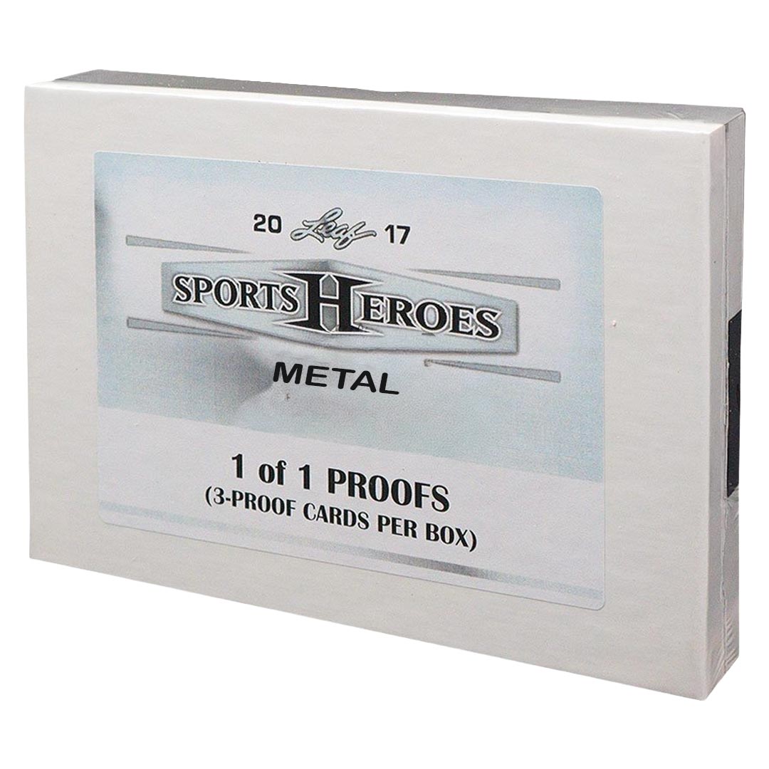 2017 Leaf Metal Sports Heroes Pre-Production Proof Hobby Box