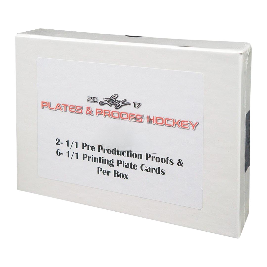 2017 Leaf Plates & Proofs Hockey Box