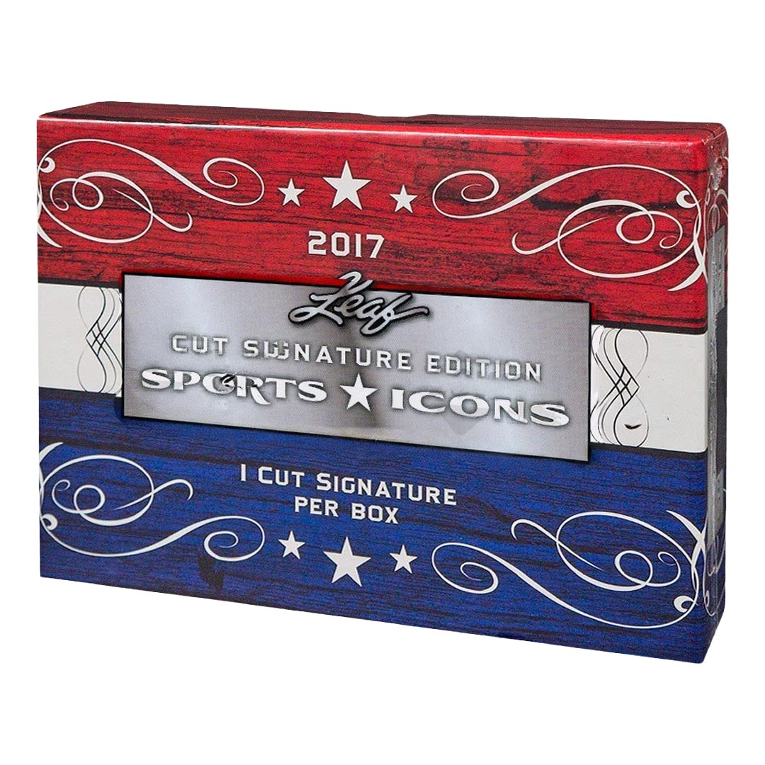 2017 Leaf Sports Icons Cut Signature Box