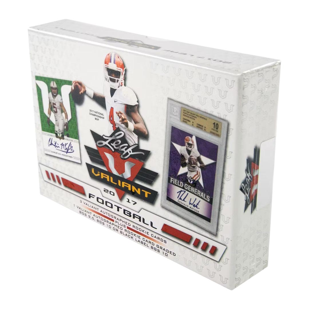 2017 Leaf Valiant Football Hobby Box