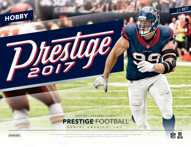 2017 Panini Prestige Football Hobby 12-Box Case