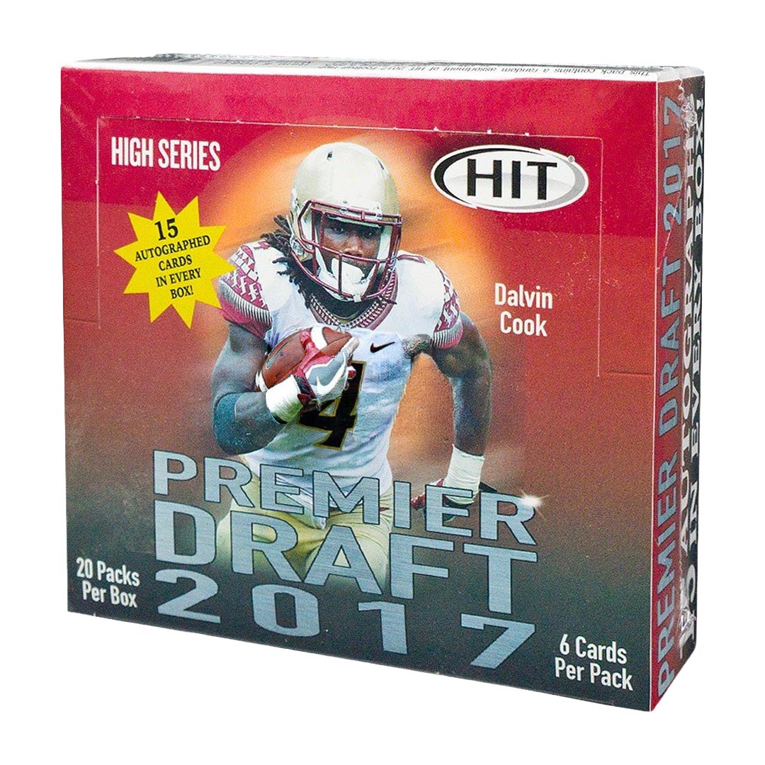 2017 Sage Hit Premier Draft High Series Football Hobby Box