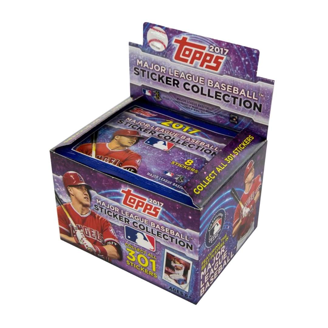 2017 Topps Baseball MLB Sticker Collection Box