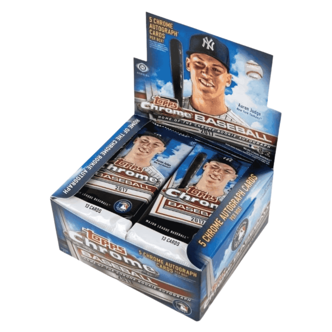 2017 Topps Chrome Baseball Jumbo HTA Box