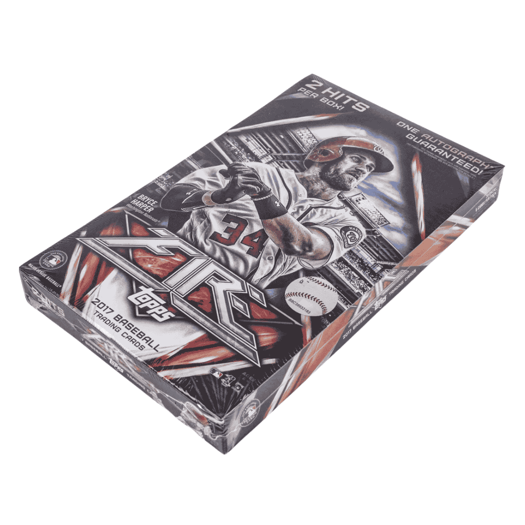 2017 Topps Fire Baseball Collector Box