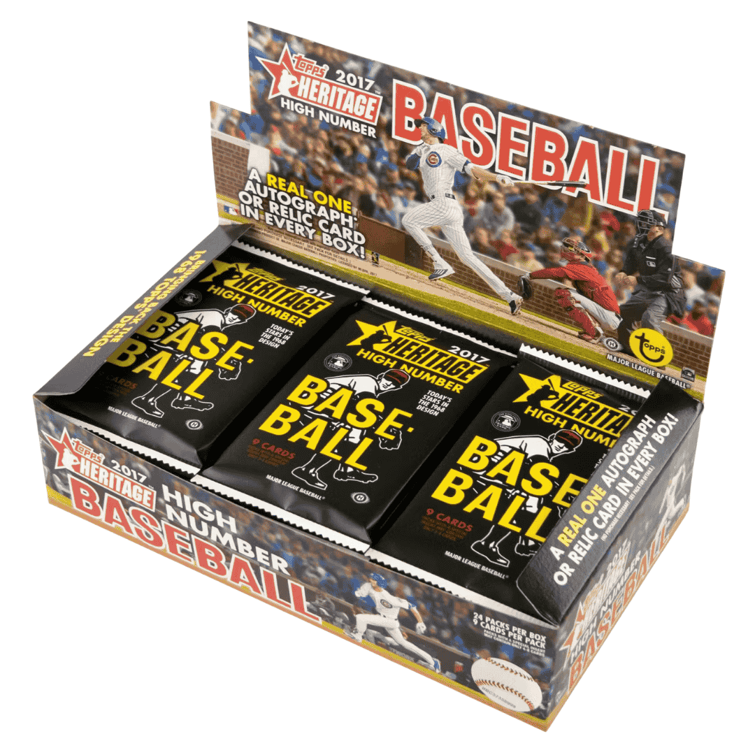 2017 Topps Heritage High Number Baseball Hobby Box