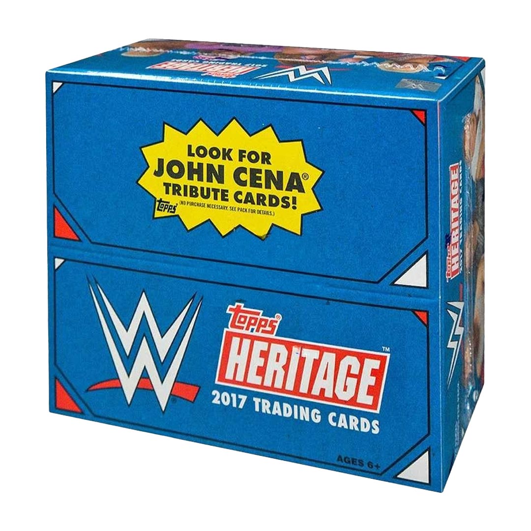 2017 Topps Heritage WWE Wrestling Retail Box