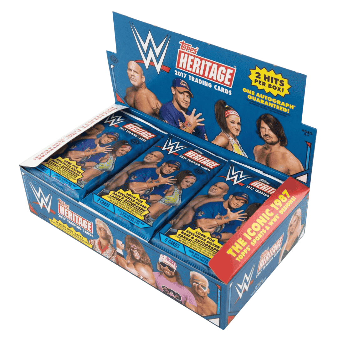 2017 Topps WWE Heritage Wrestling Hobby Box