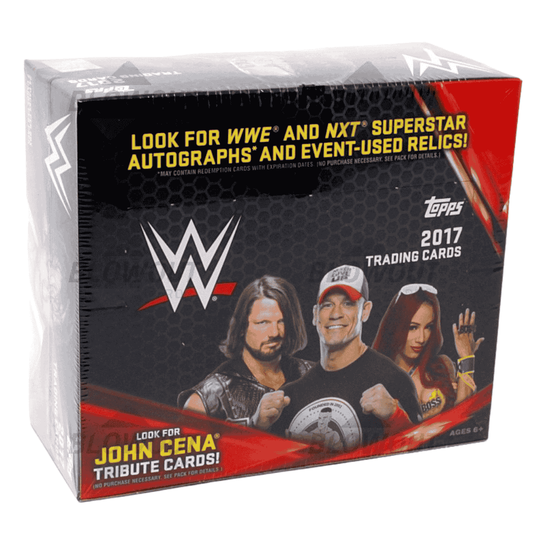 2017 Topps WWE Wrestling Retail Box