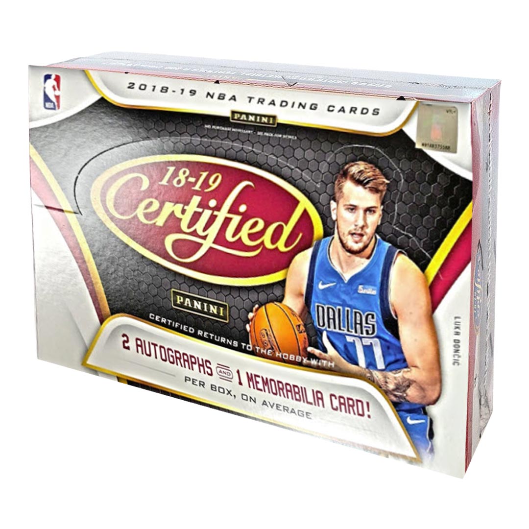 2018-19 Panini Certified Basketball Hobby Box