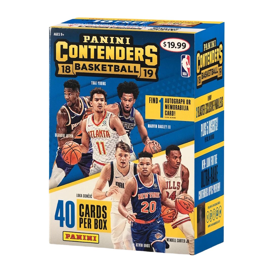 2018-19 Panini Contenders Basketball Blaster Box
