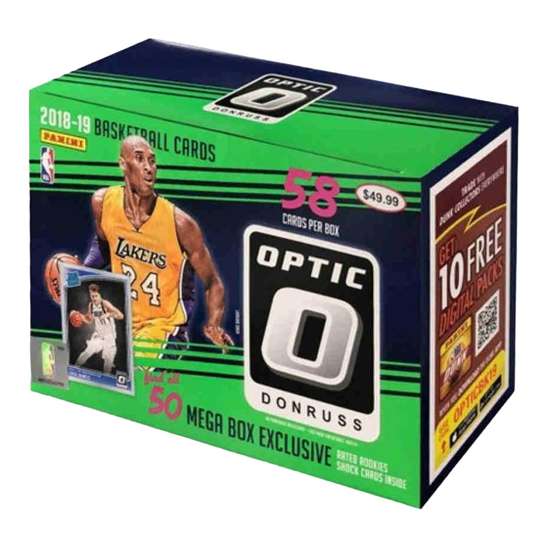 2018-19 Panini Donruss Optic Basketball 58 Card Mega Box