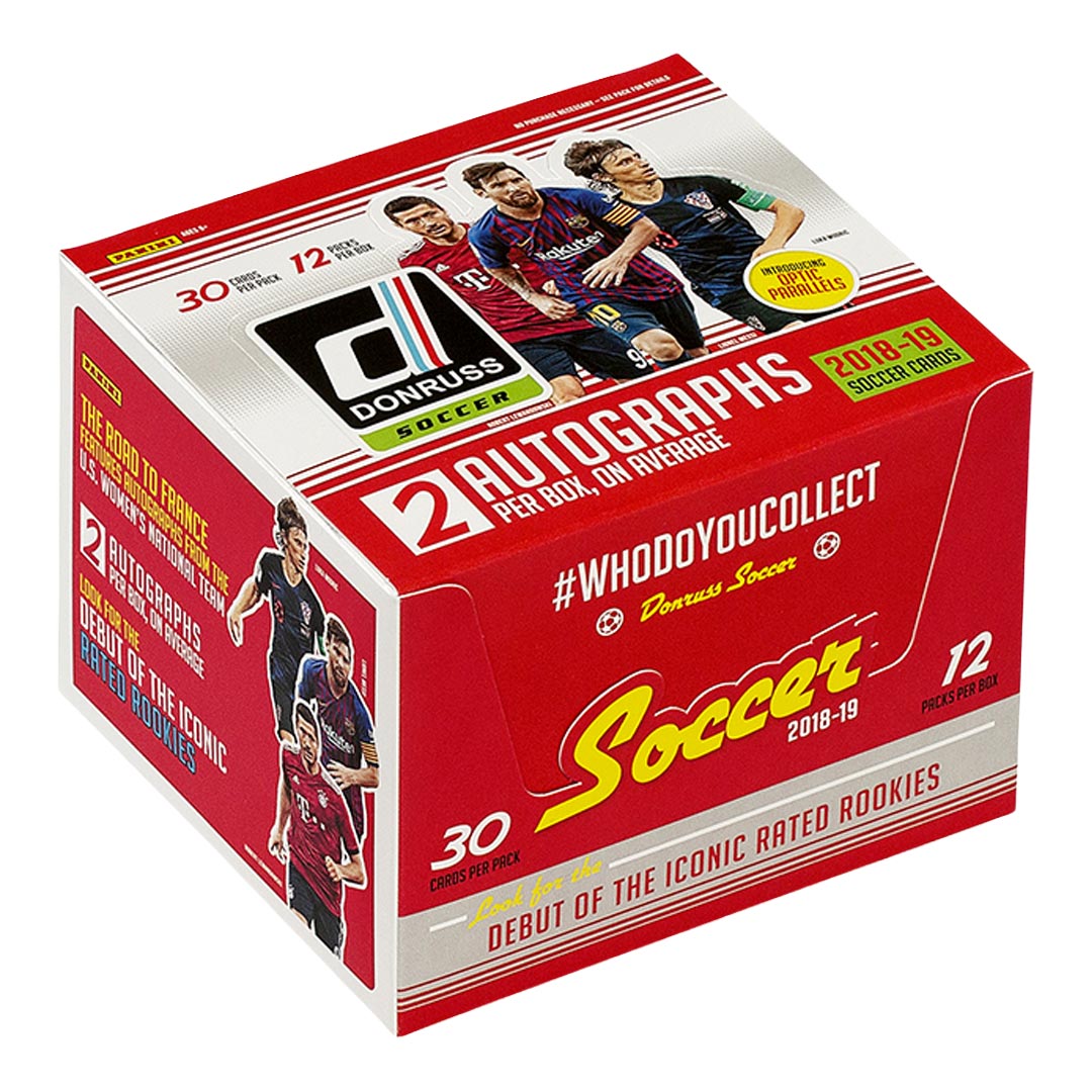 2018-19 Panini Donruss Soccer Hobby Box