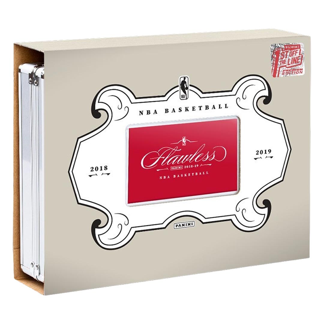 2018-19 Panini Flawless Basketball Premium 1st Off The Line Hobby Box