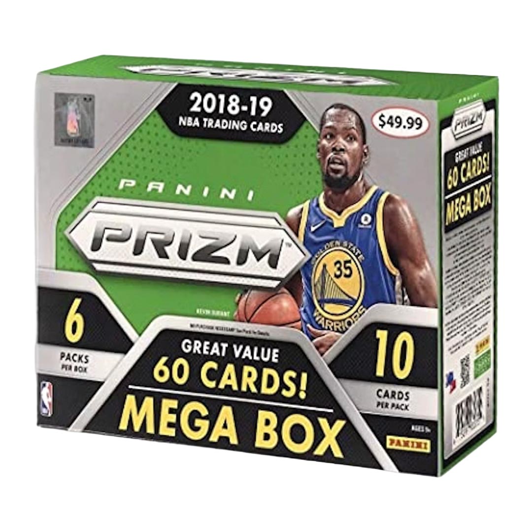 2018-19 Panini Prizm Basketball 60 Card Mega Box(Red Ice Prizms!)