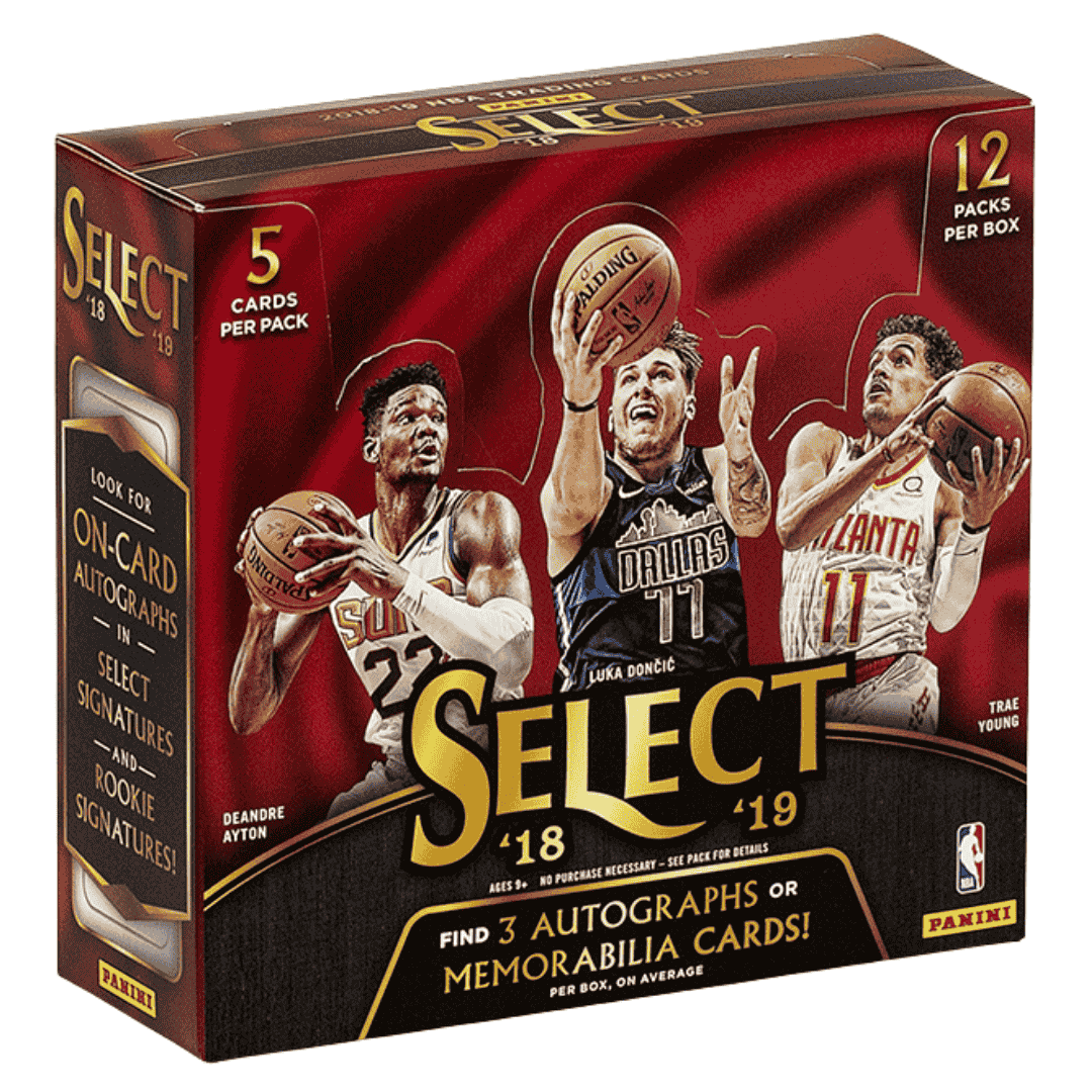 2018-19 Panini Select Basketball 1st Off The Line Hobby Box
