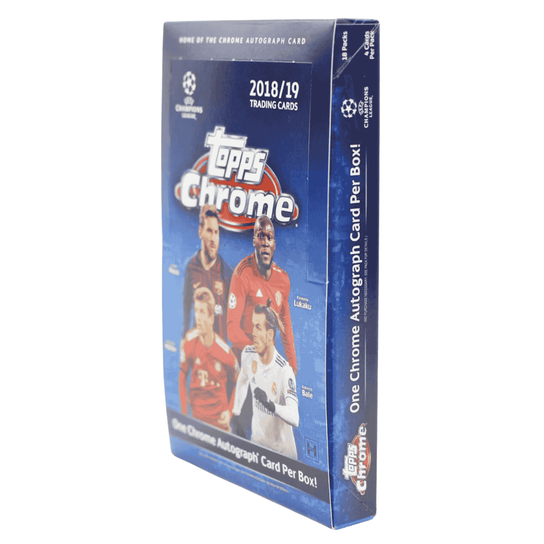 2018-19 Topps UEFA Champions League Chrome Soccer Hobby Box