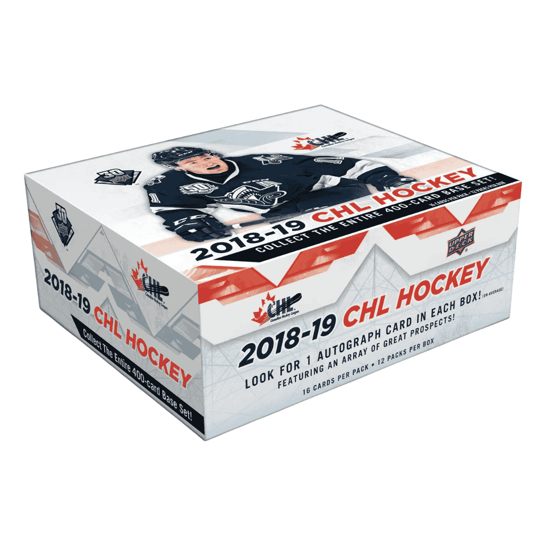 2018-19 Upper Deck CHL Hockey Hobby Box