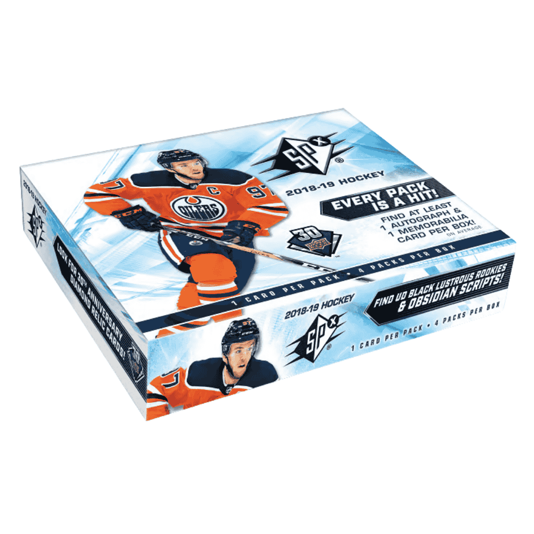2018-19 Upper Deck SPx Hockey Hobby Box
