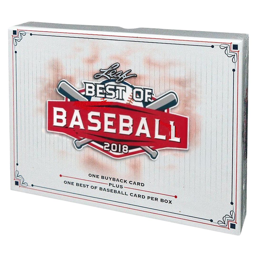 2018 Leaf Best of Baseball Hobby Box