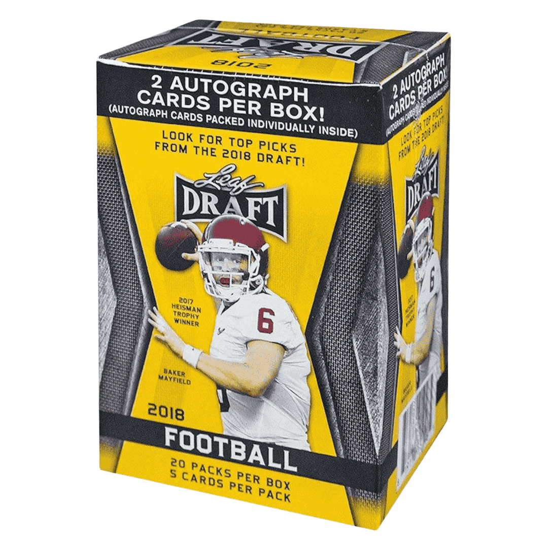 2018 Leaf Draft Football Blaster Box