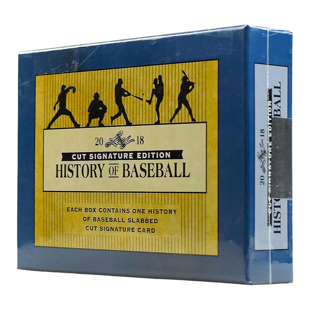 2018 Leaf History of Baseball Cut Signature Box 
