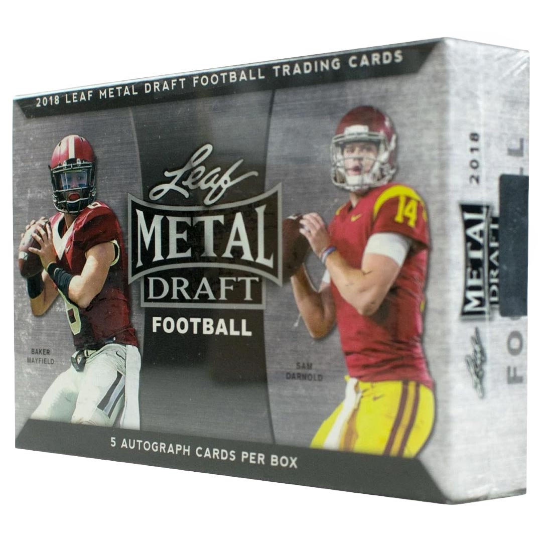 2018 Leaf Metal Draft Football Hobby Box