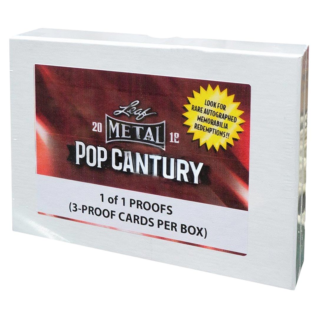2018 Leaf Metal Pop Century 1/1 Pre-Production Proof Box