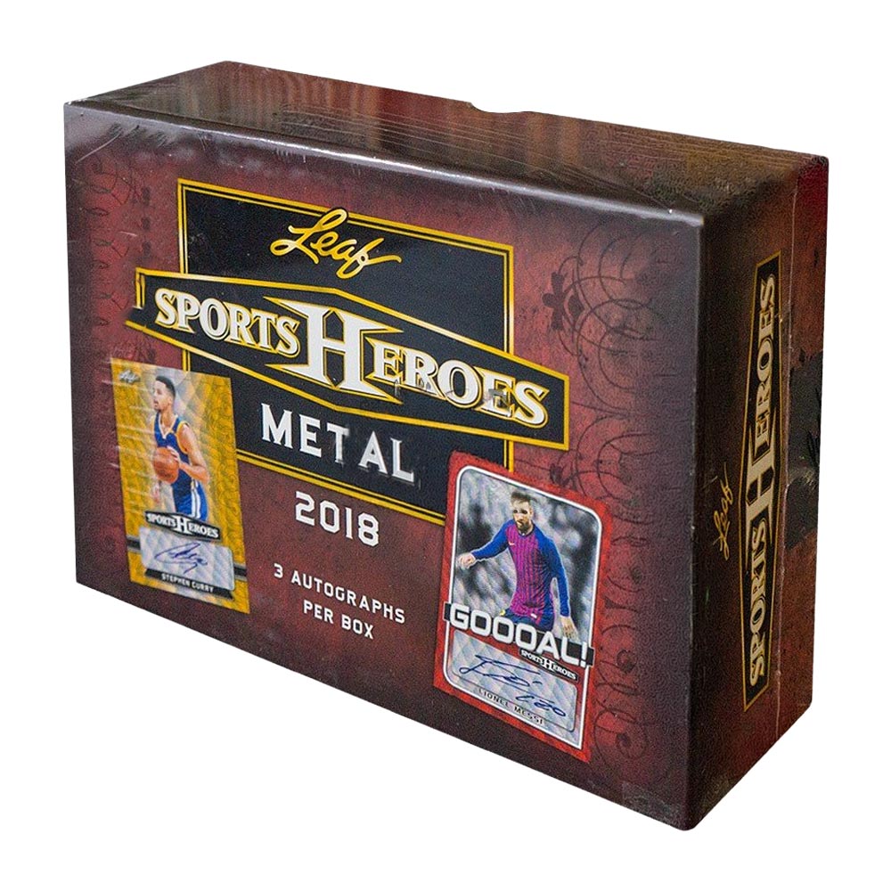 2018 Leaf Metal Sports Heroes Jumbo Box