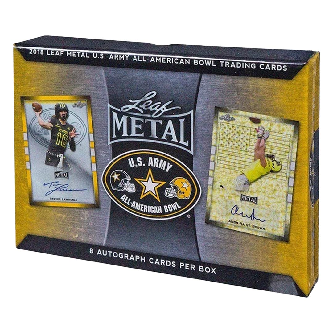 2018 Leaf Metal US Army All-American Bowl Football Box