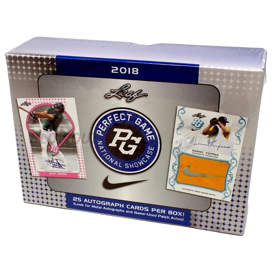 2018 Leaf Perfect Game National Showcase Baseball Box