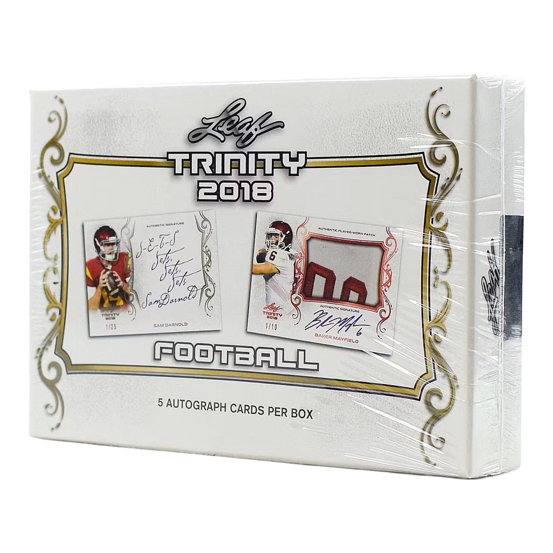 2018 Leaf Trinity Football Hobby Box 