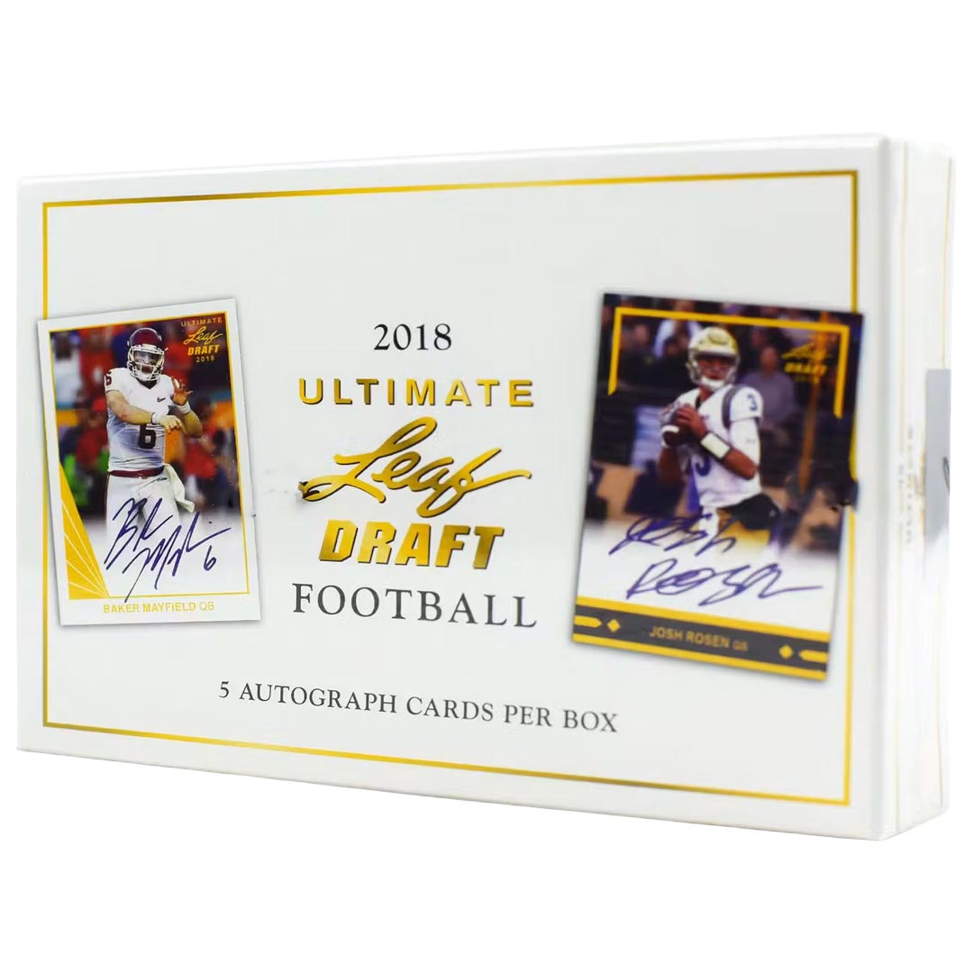 2018 Leaf Ultimate Draft Football Hobby Box