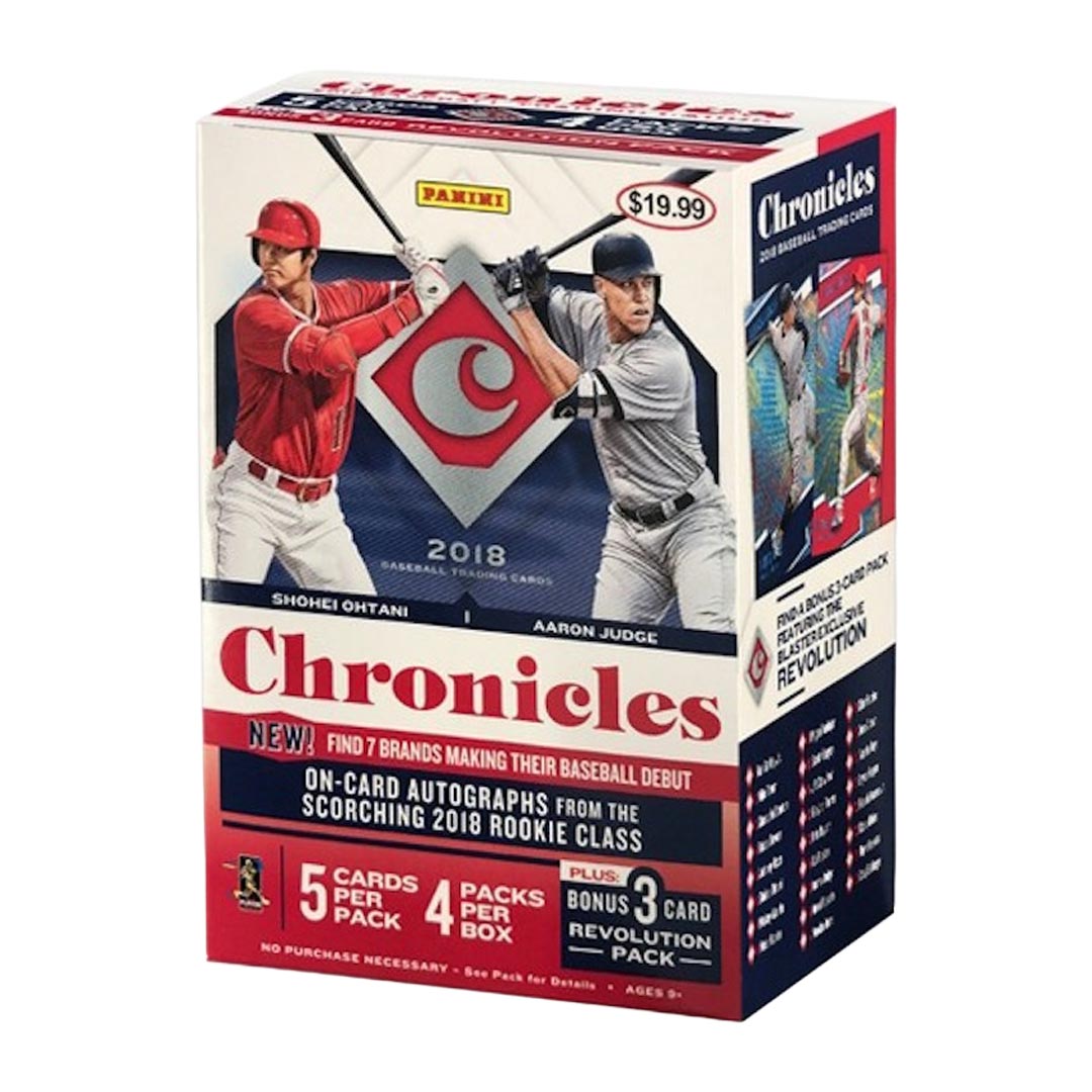 2018 Panini Chronicles Baseball Blaster Box